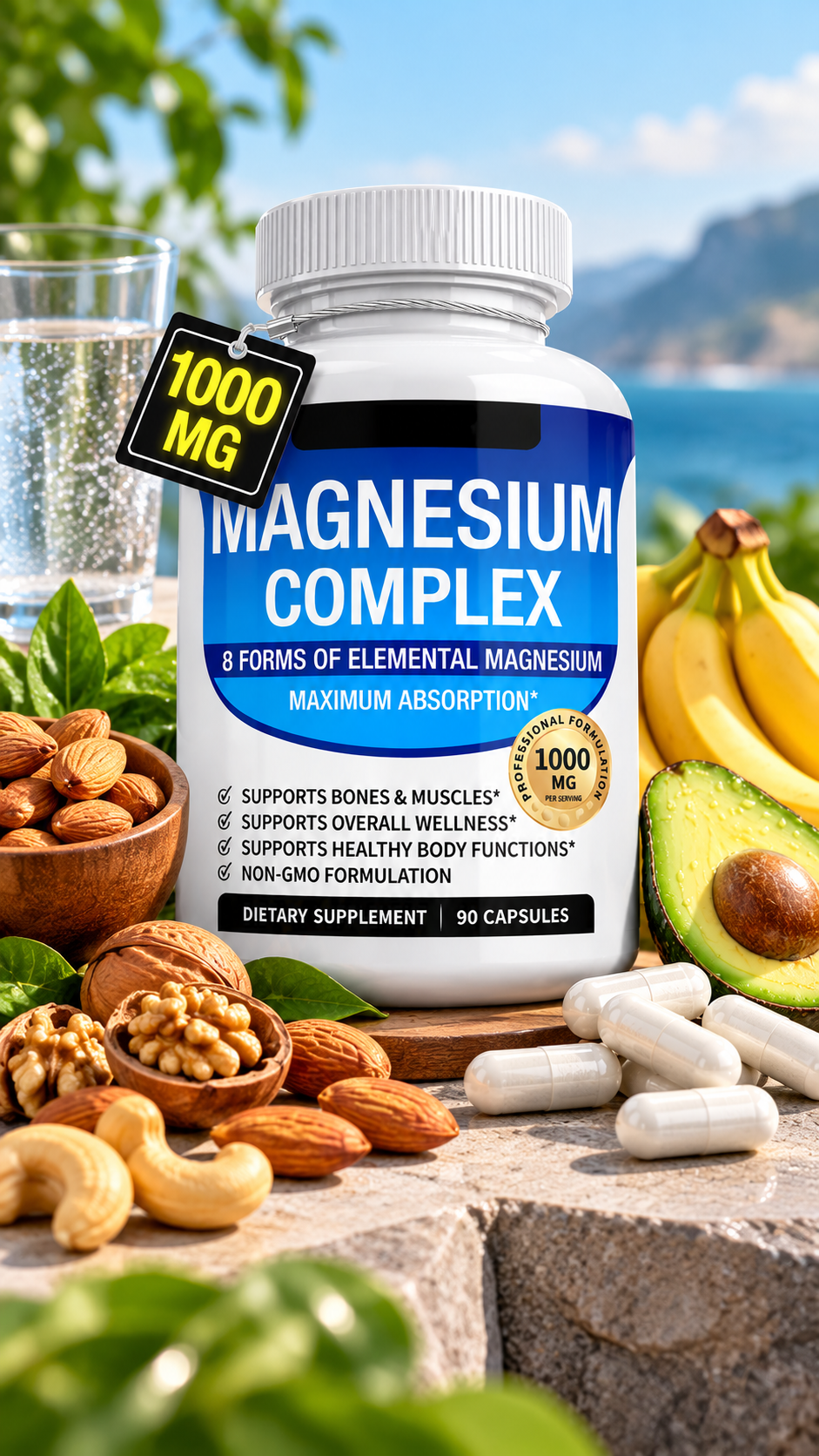 Magnesium Complex 1000 mg – 8 Formas de Magnesio