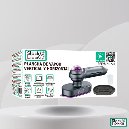 Plancha de vapor vertical y horizontal