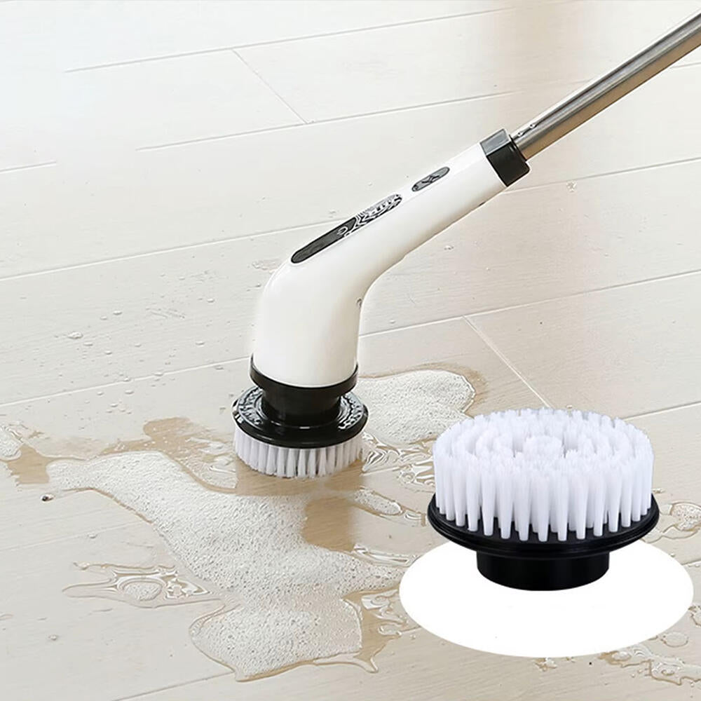 Cepillo de limpieza eléctrico giratorio con 9 cabezales para baño, cocina y coche
